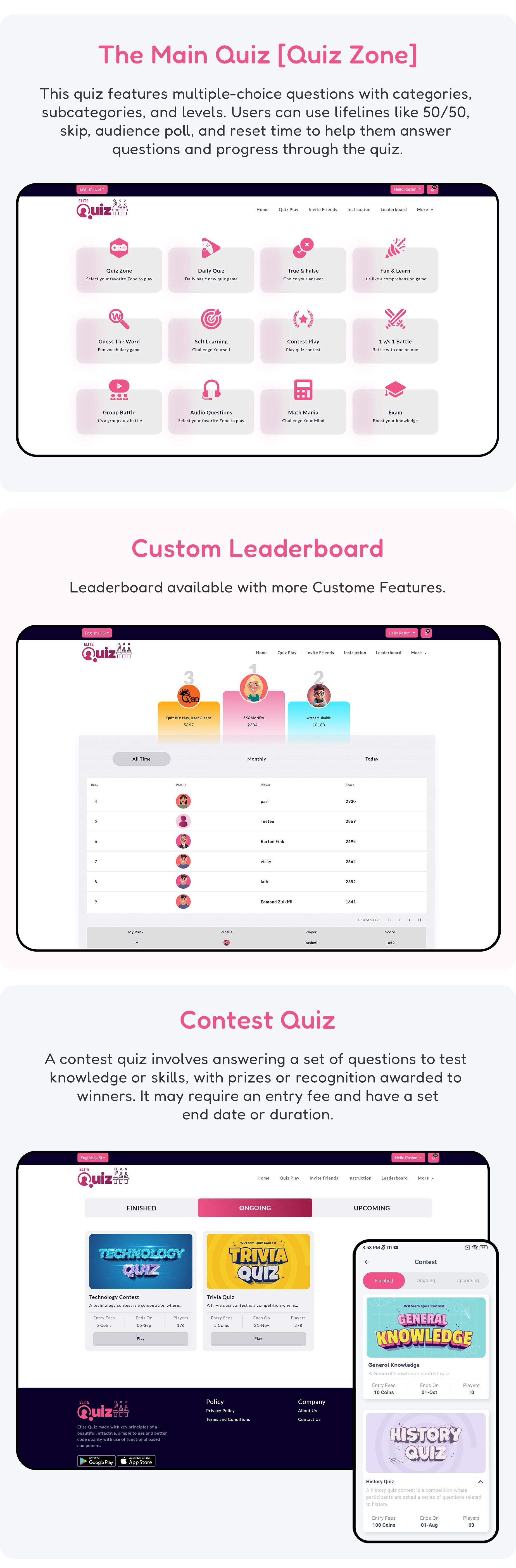 Elite Quiz - Trivia Quiz | Quiz Game - Web Version - 13