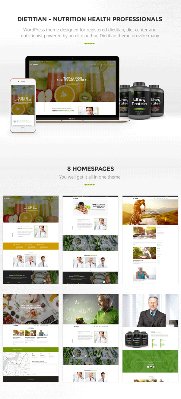 Dietitian WordPress theme