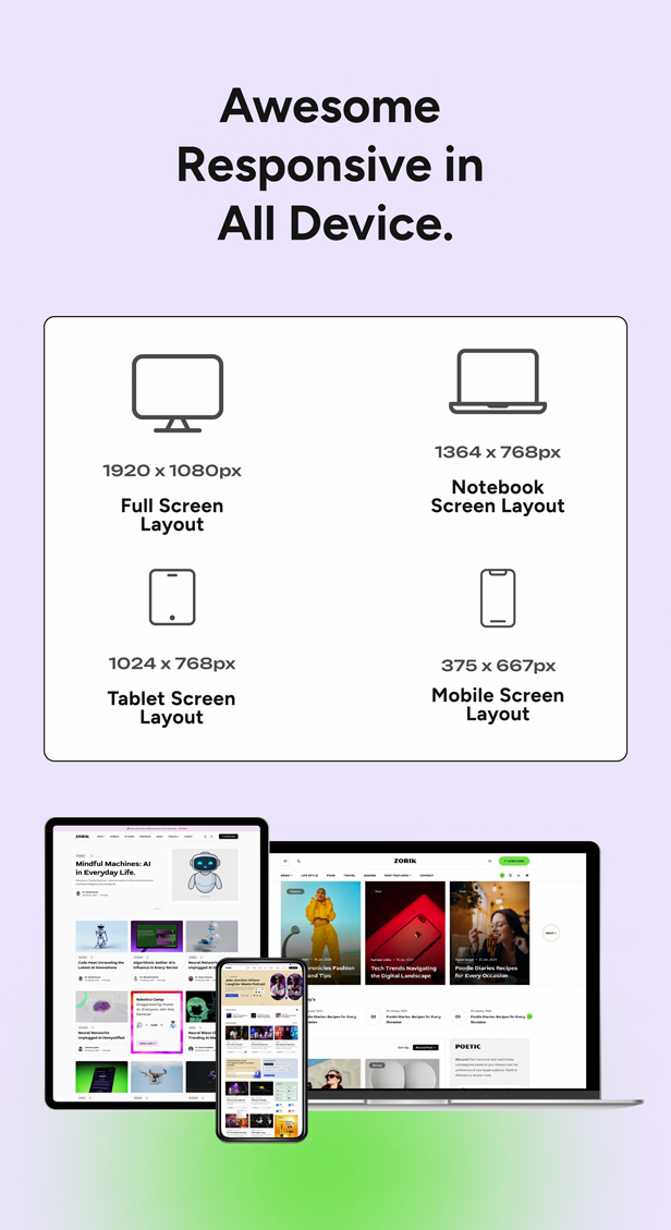 Zorik - Modern & Lightweight Blog WordPress Theme - 11