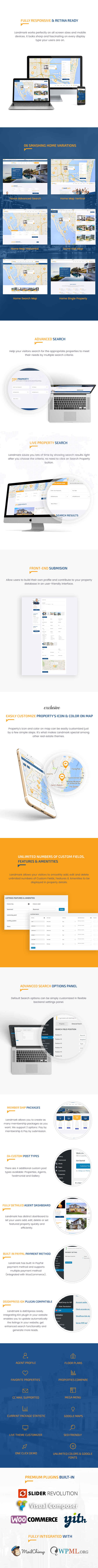 Landmark - Real Estate WordPress Theme