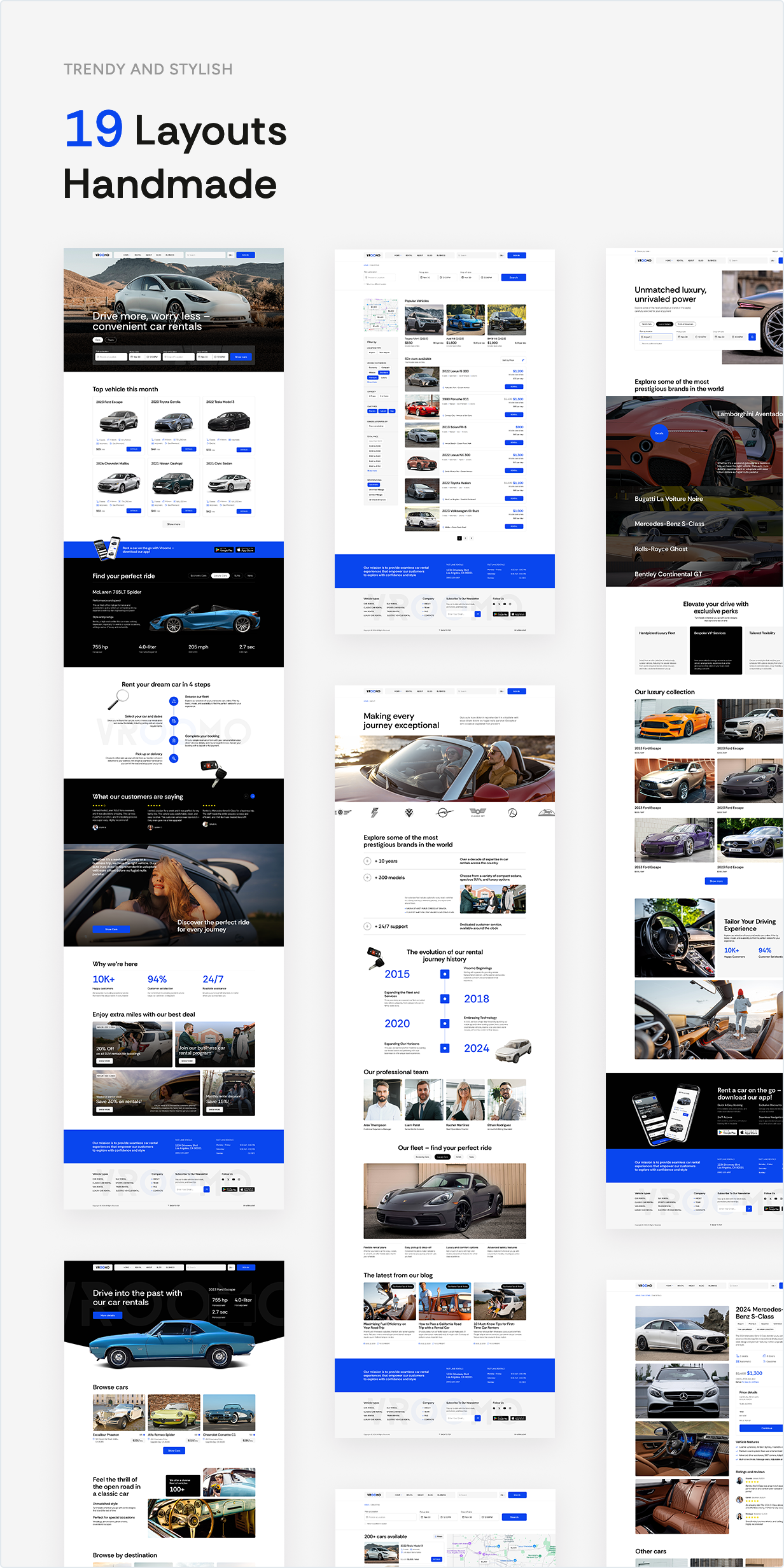 19 Layouts Handmade