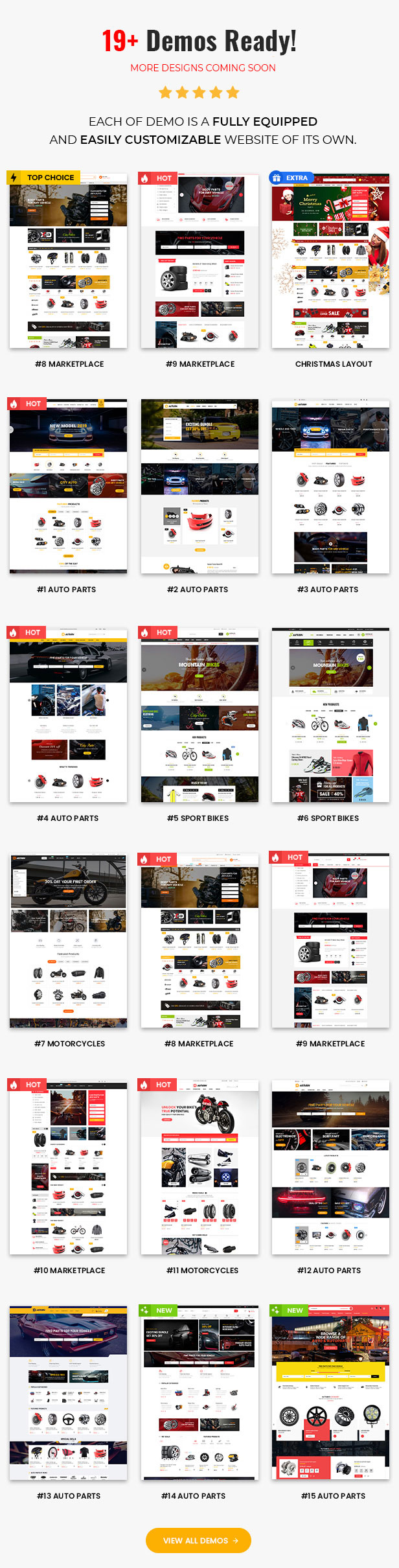 Autusin - Auto Parts Shop, Moto Store WooCommerce WordPress Theme 