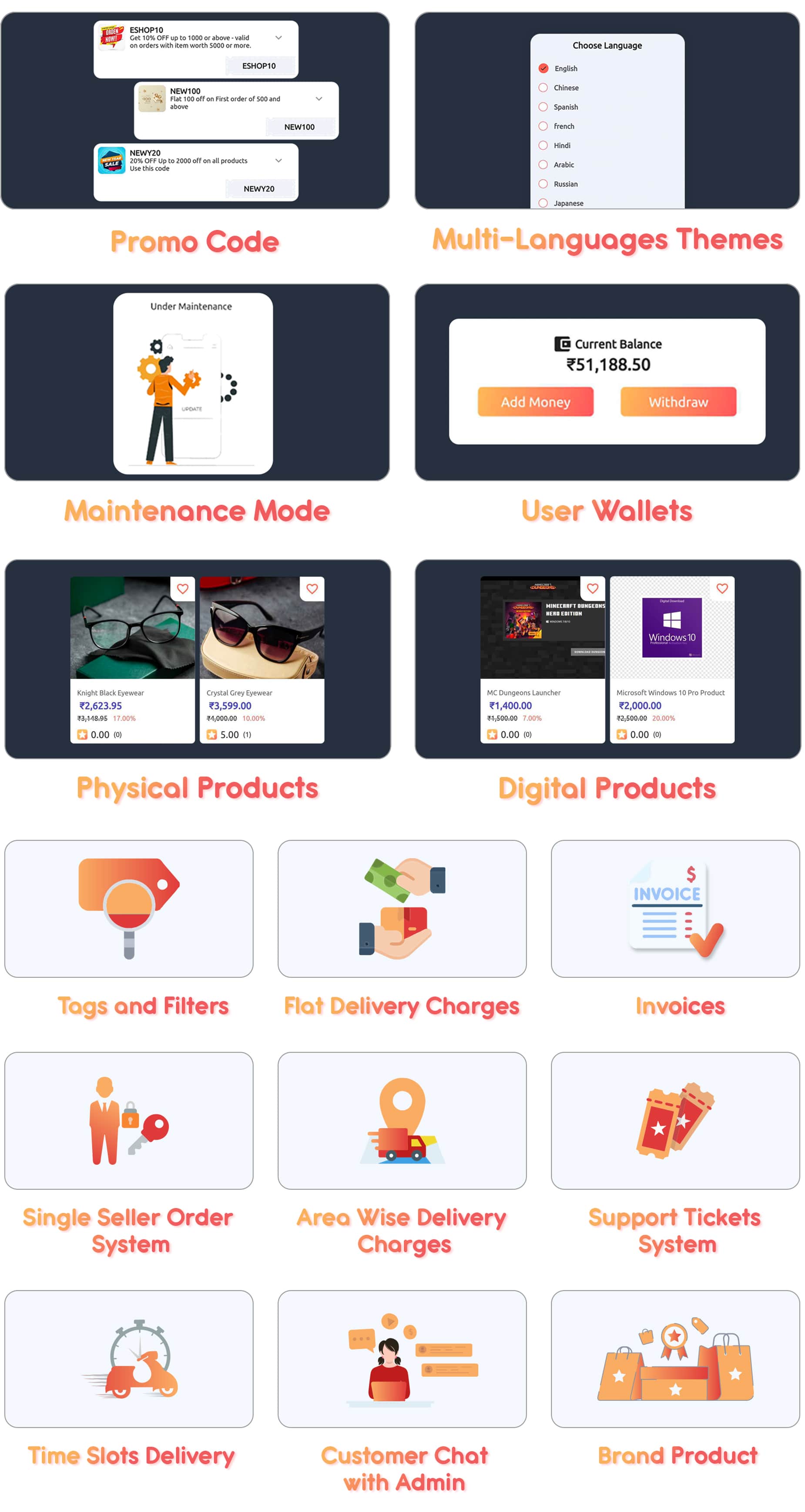 eShop - Multi Vendor eCommerce App & eCommerce Vendor Marketplace Flutter App - 24