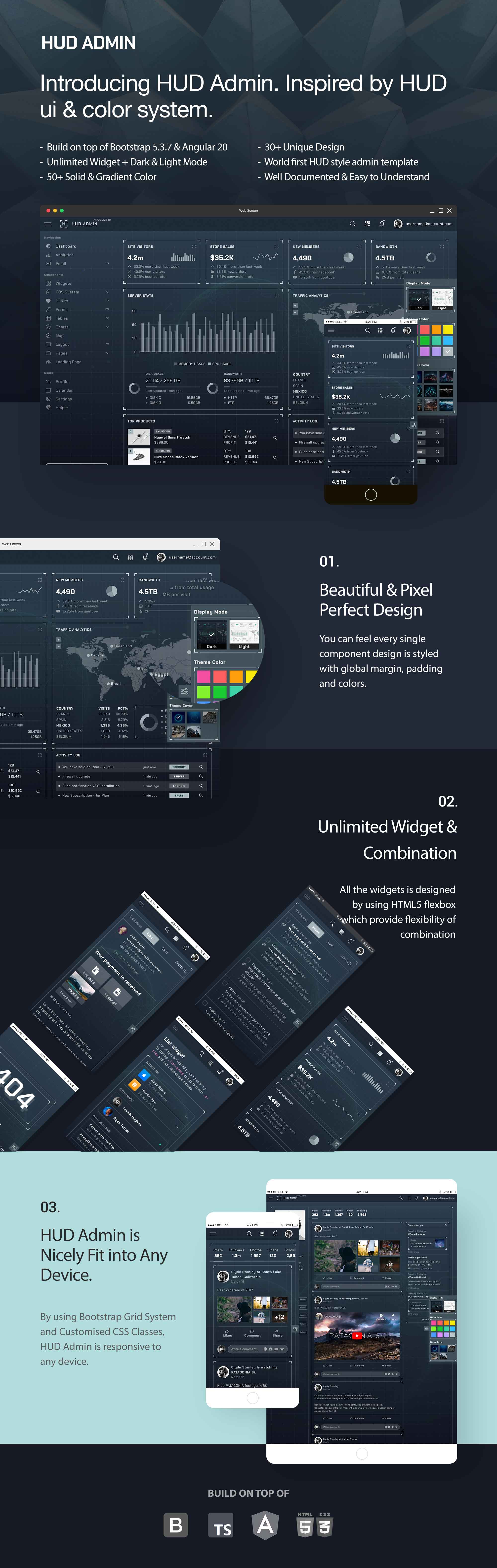 HUD - Angular 19 Bootstrap Admin Template - 11