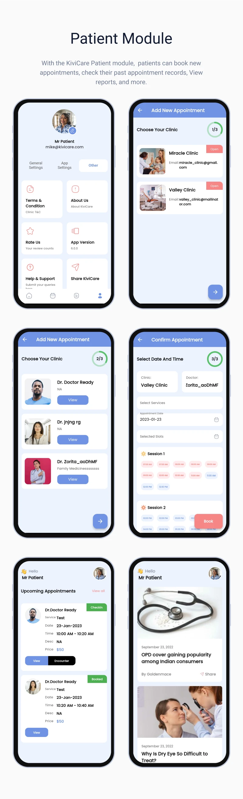 KiviCare Flutter 3.x App - Clinic & Patient Management System - 12