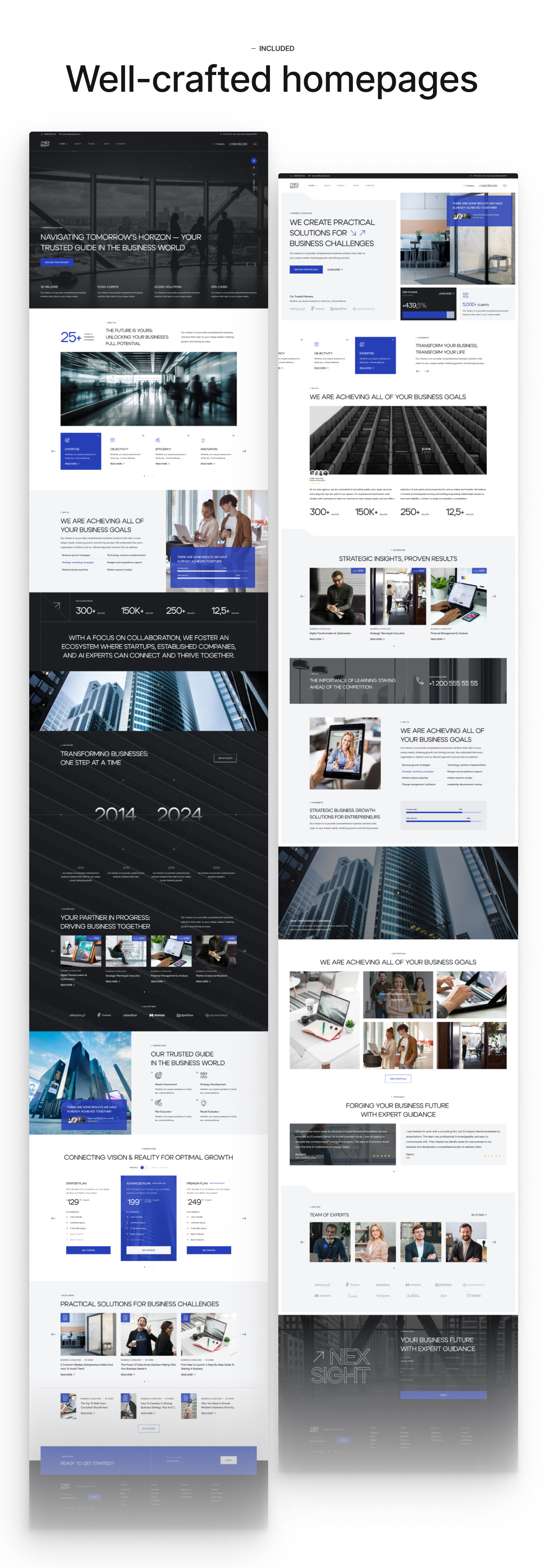 Nexsight - Business & Finance Company WordPress Theme - 2