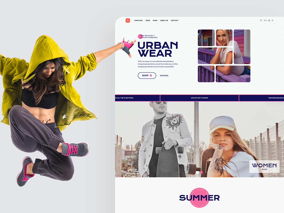 Urban Wear Store -Elementor Template Kit