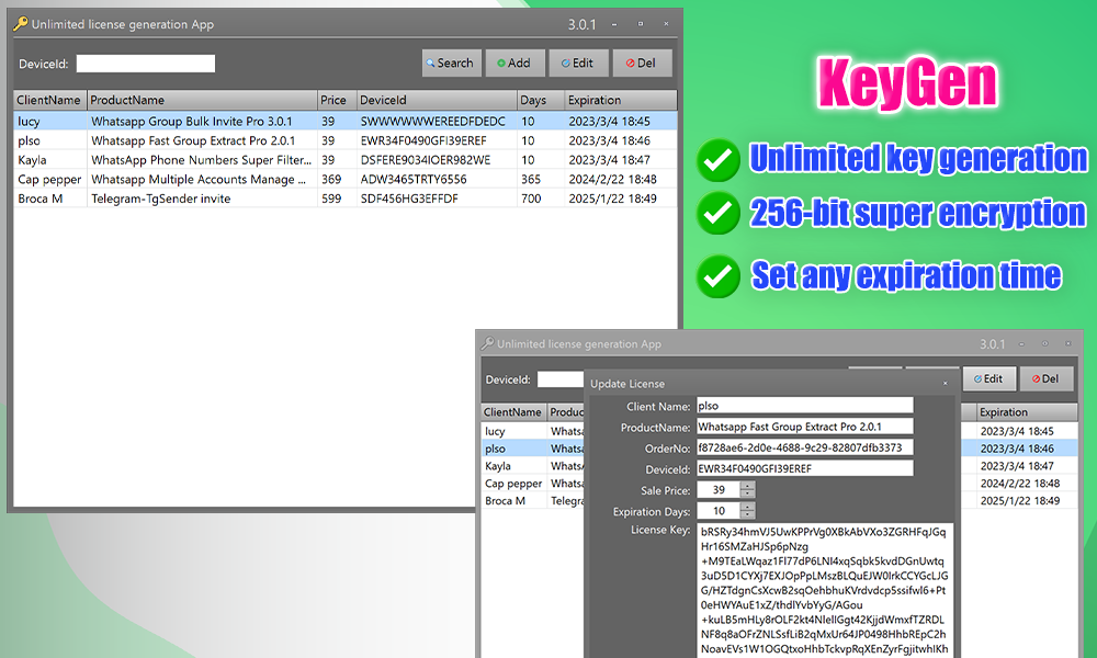 Whatsapp Bulk Sender | Group Sender |Auto Reply +License KeyGen App-Full Reseller
