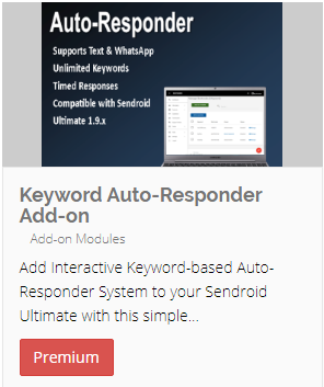 Keyword-based Auto-responder Add-on