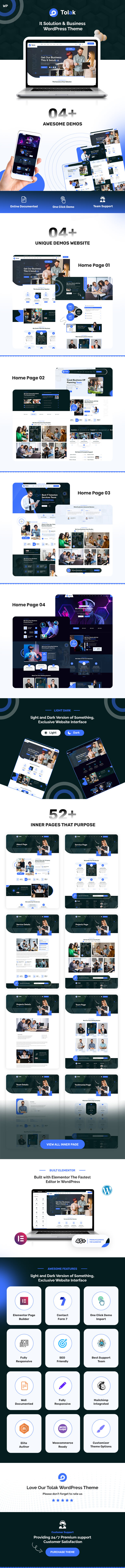 Tolak - It Solution & Business WordPress Theme - 1