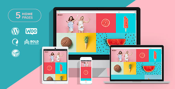 Oh la la - Ice Cream & Juice Bar WordPress Theme - Restaurants & Cafes Entertainment