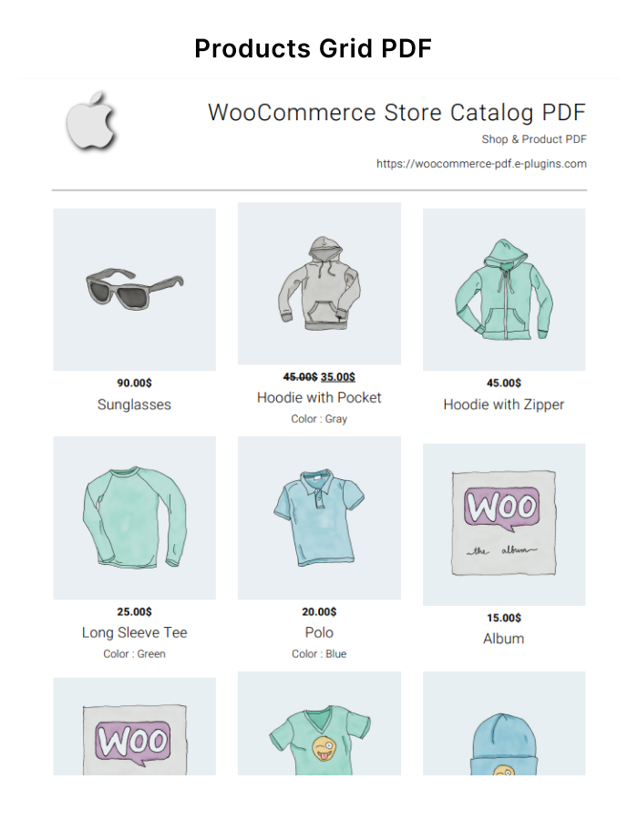 WooCommerce Store Catalog PDF - 1