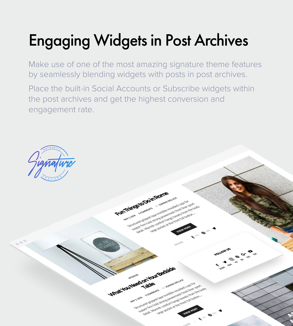 Archive Widgets