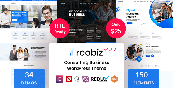 Reobiz - Consulting Business WordPress Theme