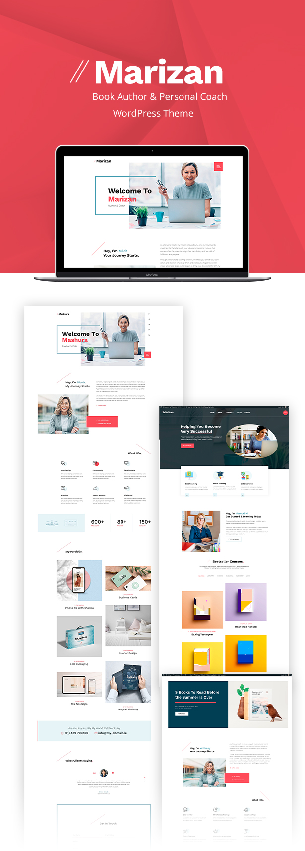 Marizan - Book Author & Personal Coach Theme - 1