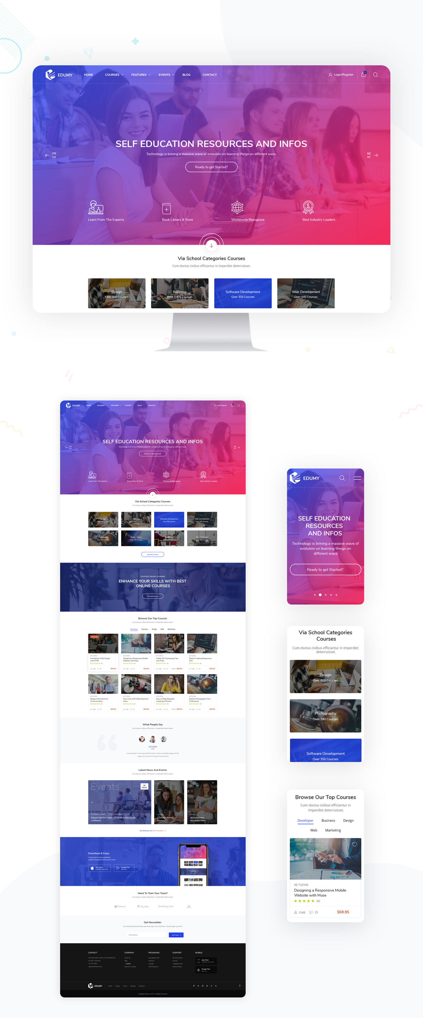 Edumy – HTML Template for LMS Online Education Courses and School – 3