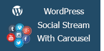 Social Stream for WordPress With Carousel