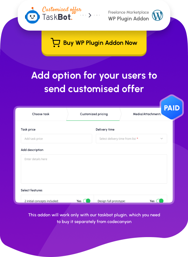 Taskbot - A Freelancer Marketplace WordPress Plugin - 3