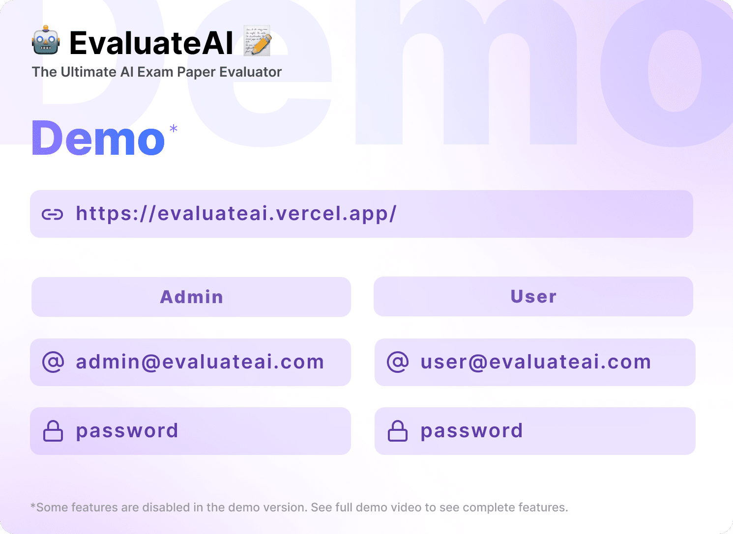 EvaluateAI - AI Powered Answer Sheet Evaluator and Marksheet Generator SaaS Platform - 4