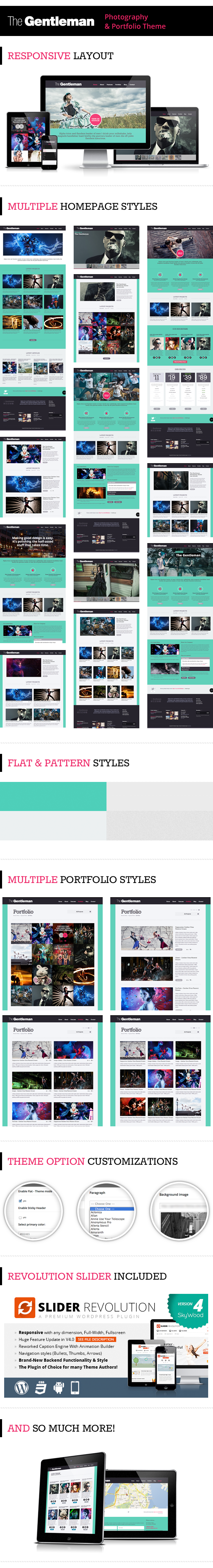The Gentleman - Photography & Portfolio Theme - 1