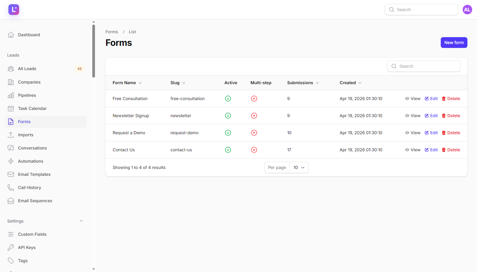 LeadHub - Multi-Tenant SaaS CRM with Lead Pipelines, Forms & Automations - 13