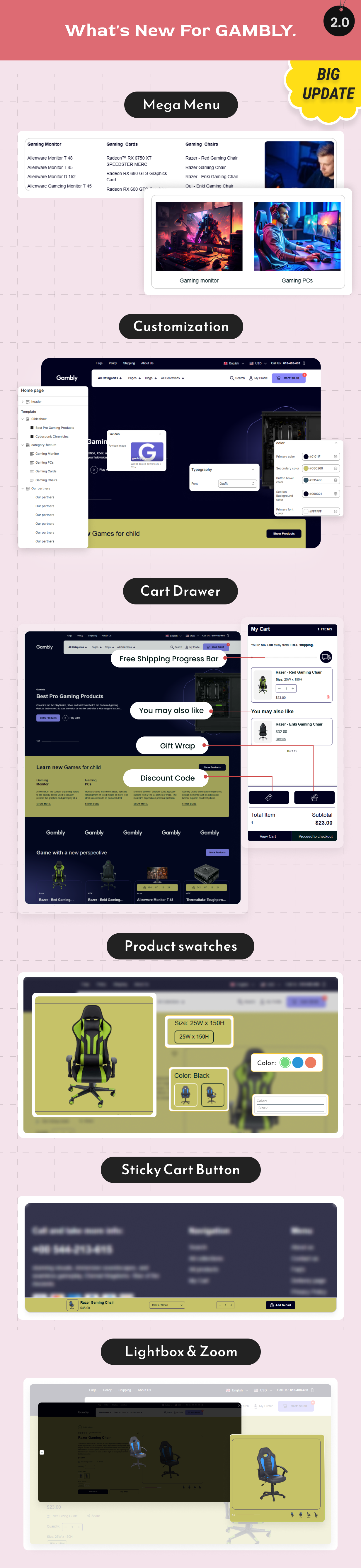 Gambly - Multipurpose Gaming Shopify 2.0 theme - 6