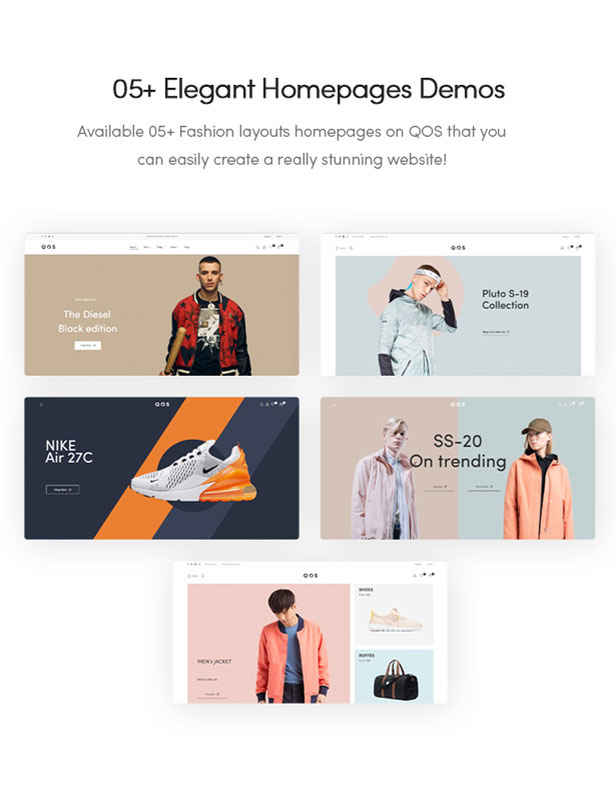 05+ Elegant Homepages Demos