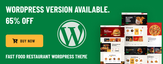 Foodking - Fast Food Restaurant Figma Template - 1