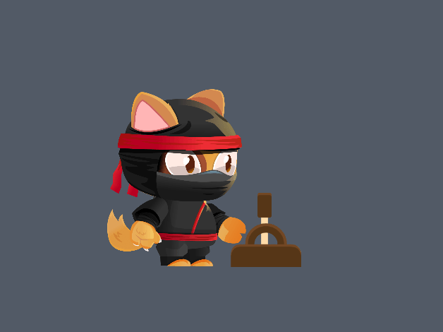 Ninja Cats Game Character Set - 1