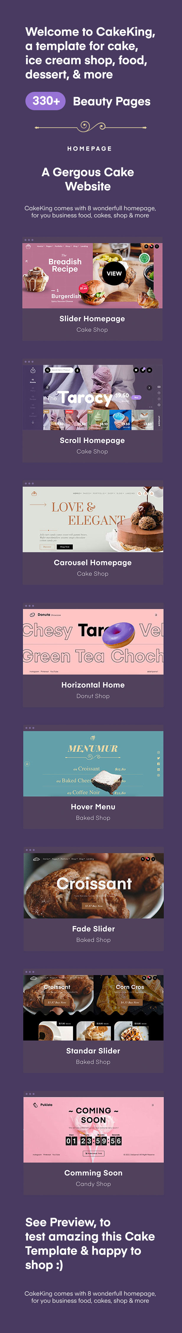 TheCakeKing - Multipurpose Responsive Template - 2
