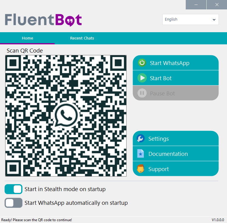 FluentBot - ChatGPT AI WhatsApp Integration + Voice Messages Support + SaaS - 4