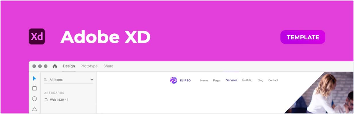 Elipso – Adobe XD Template