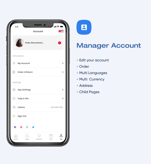 Manager Account