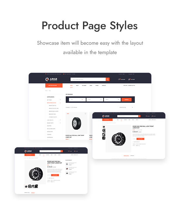 Apar - Auto Parts WordPress Shop Theme