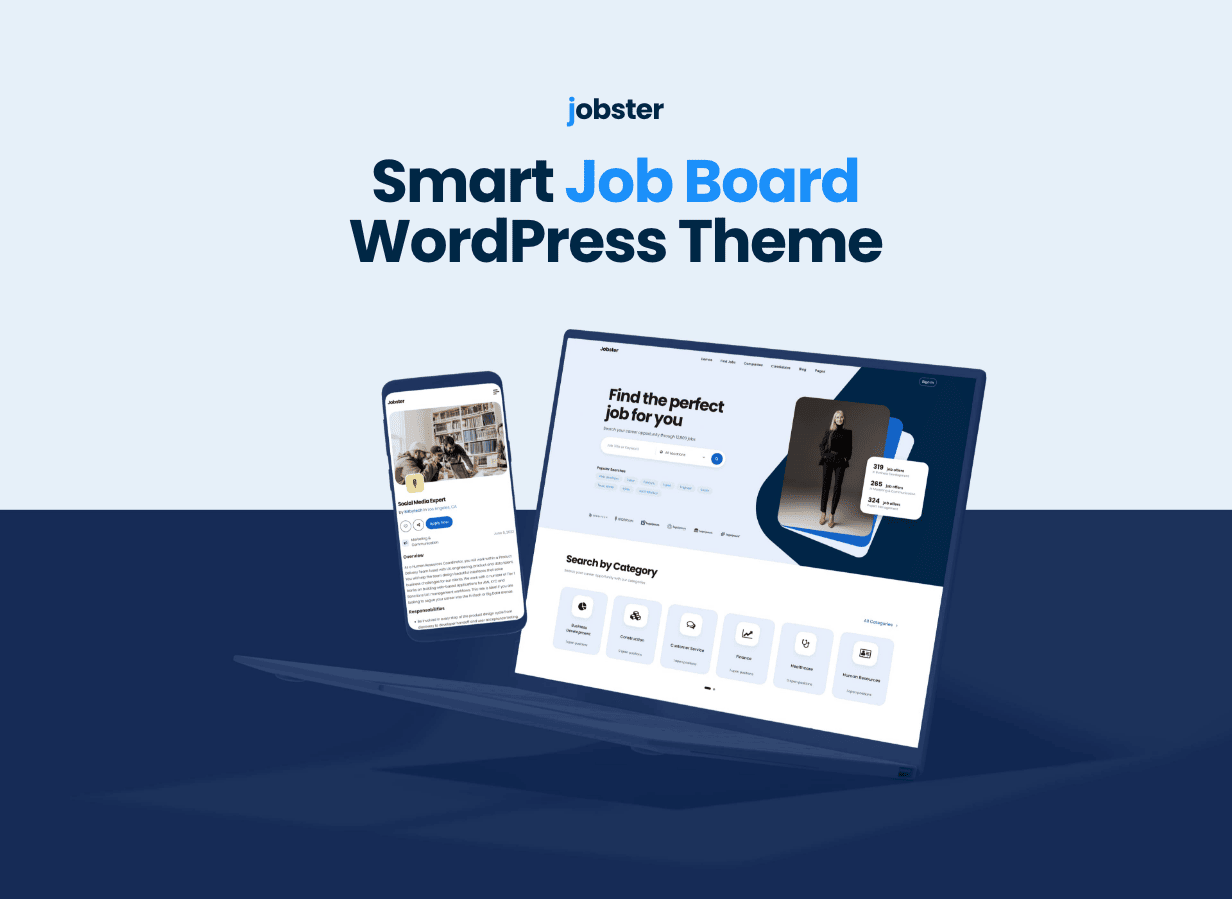 Jobster - Smart Job Board WordPress Theme - Intro