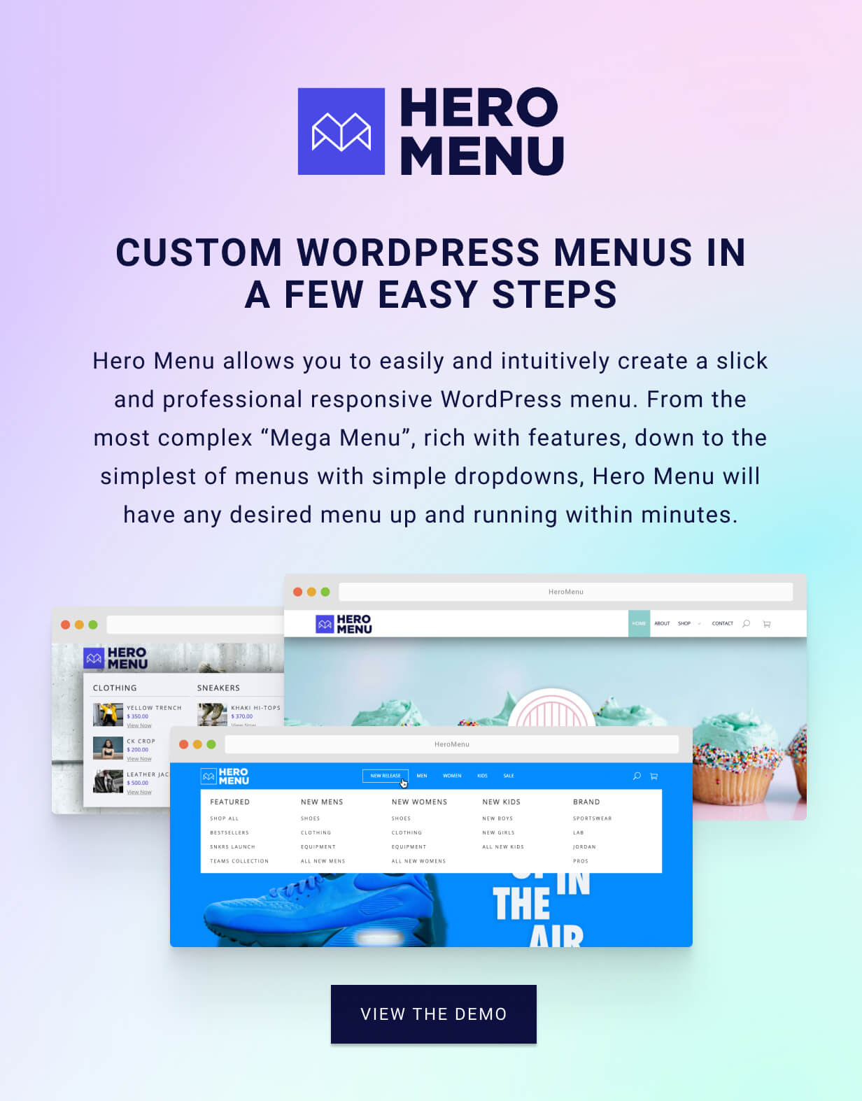 Hero Menu - Responsive WordPress Mega Menu Plugin - 5