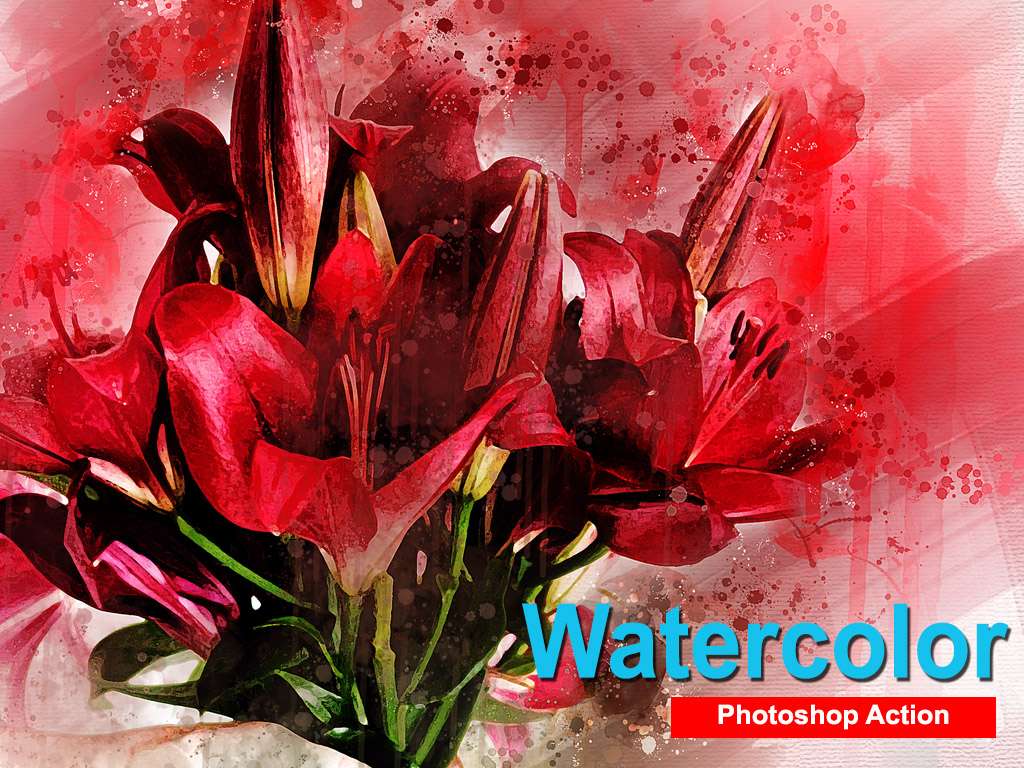 Watercolor Photoshop Action