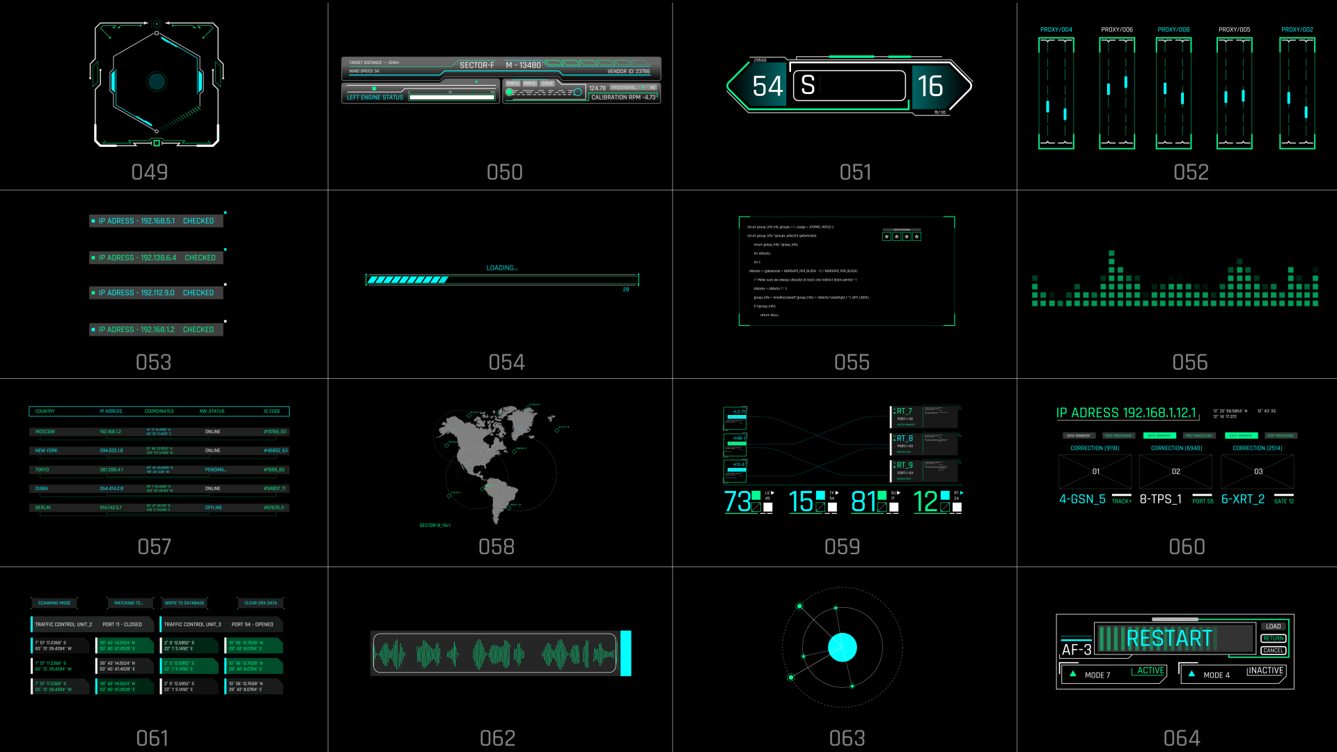 Extreme HUD Elements Bundle 1200+ - 64