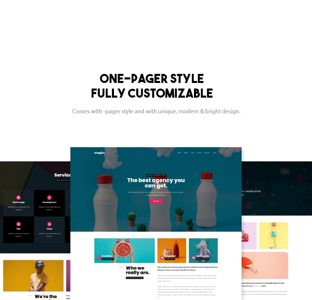 Anggita - One Page Portfolio Theme - 1