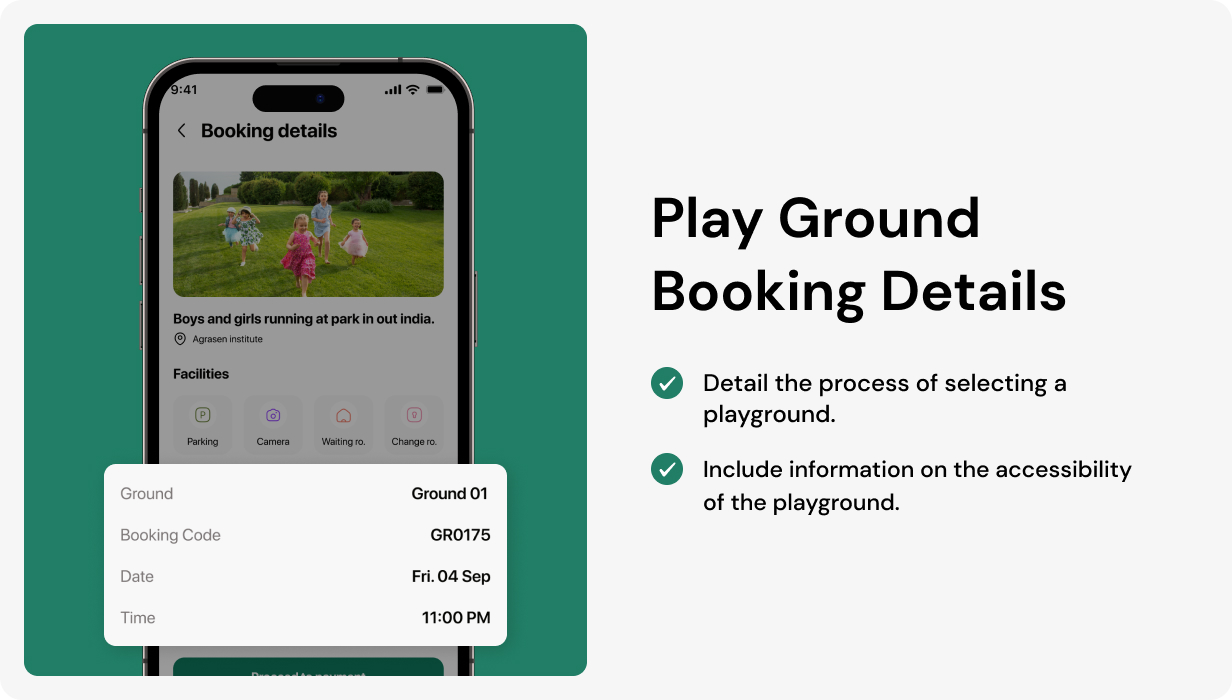 BookSpot UI Template | Play Ground Booking App | Flutter | Easy Sports Venue Reservations App - 8