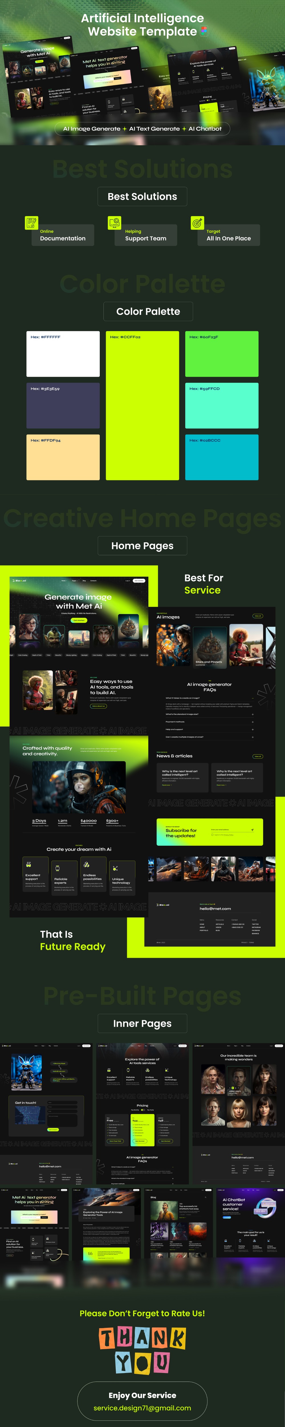Zex - AI Image Generate Website Figma Template - 3