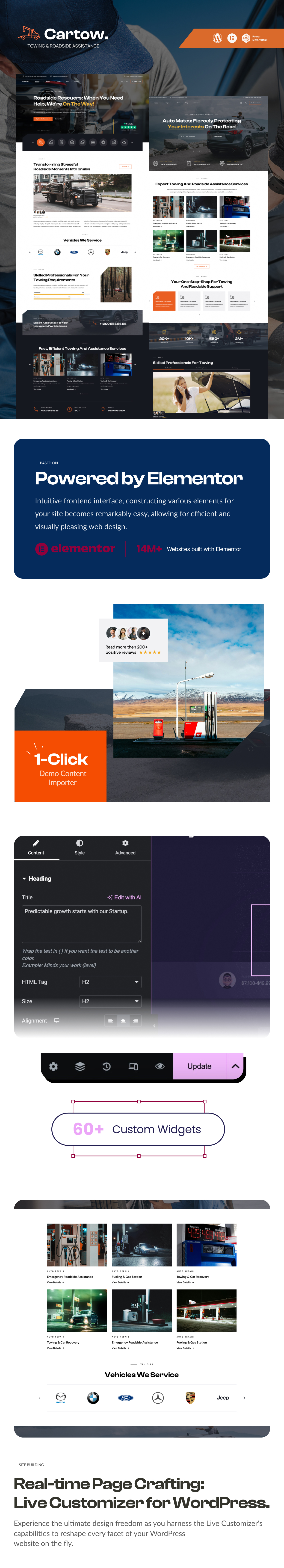 Cartow - Towing & Roadside assistance WordPress Theme - 1