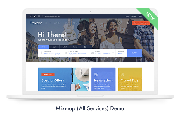 Travel Booking WordPress Theme - 7