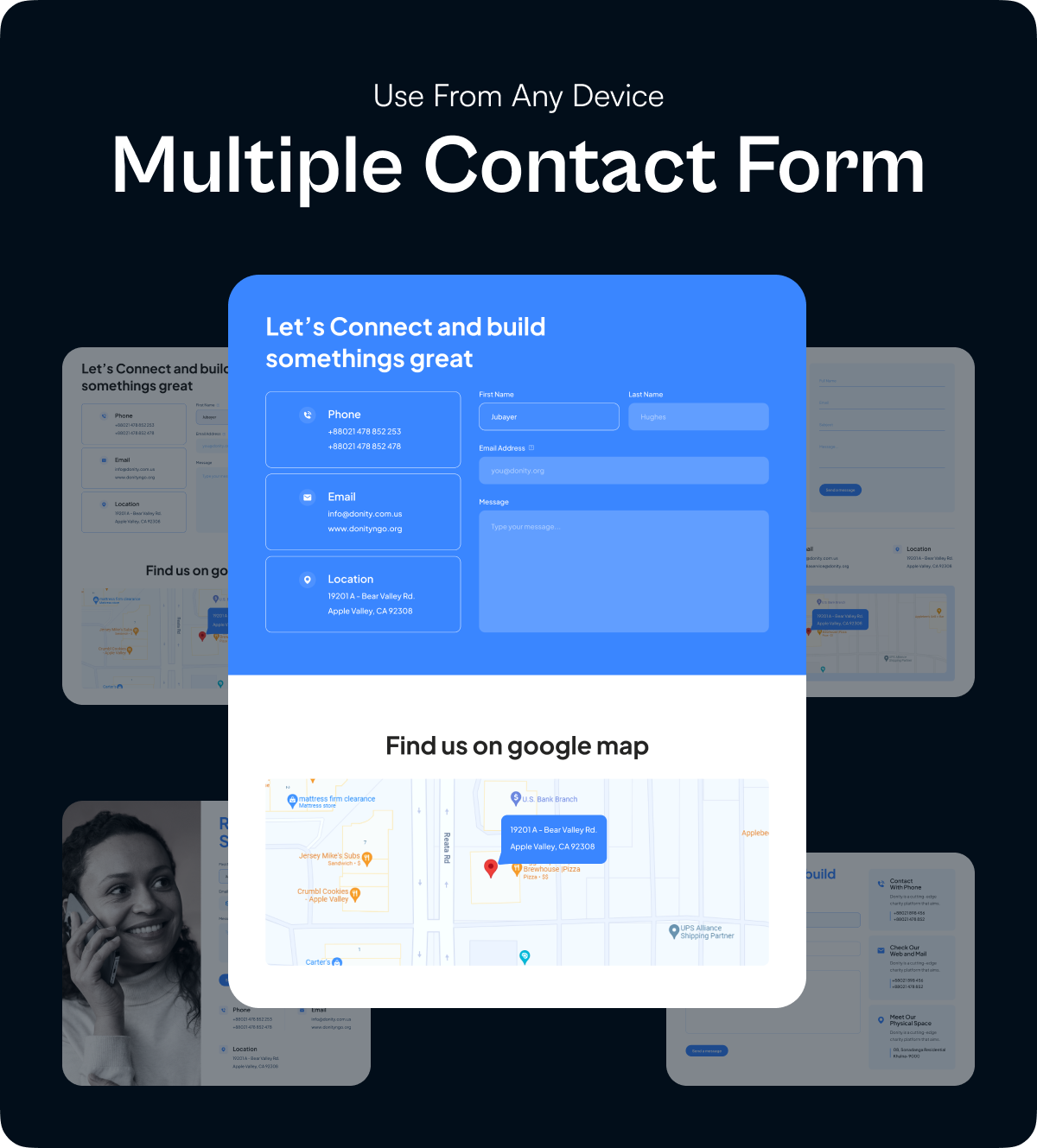 donation template