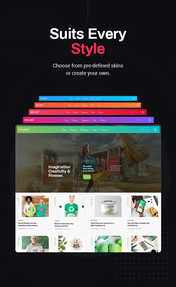 Mixano - Minimal WordPress Theme - 7