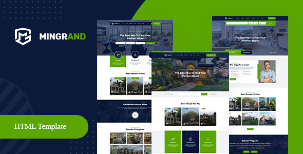 real estate html template