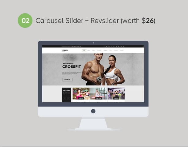 Gym WordPress Theme | Fitness - 3