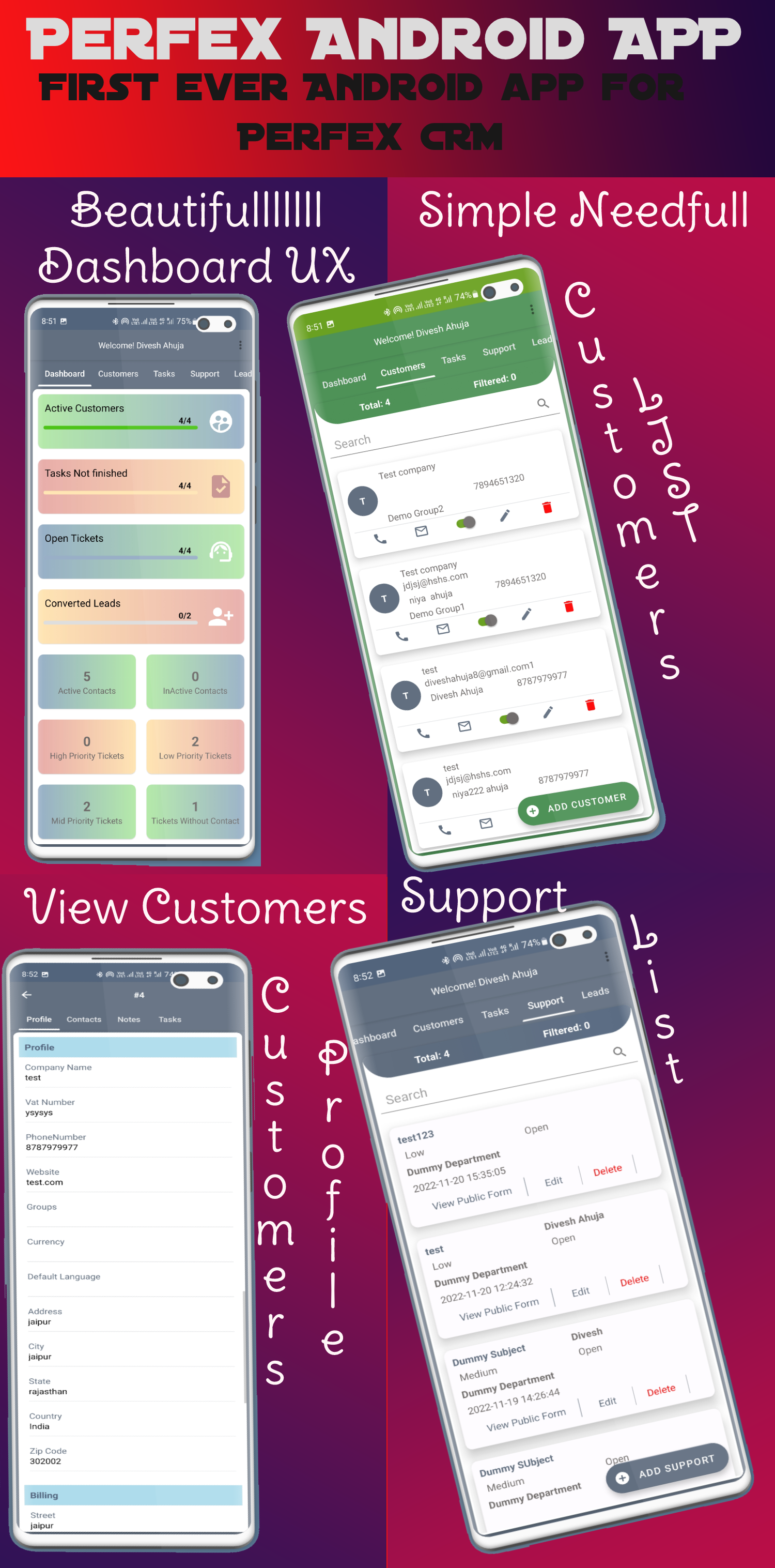 Perfex Android App (Lead Management App) - 1