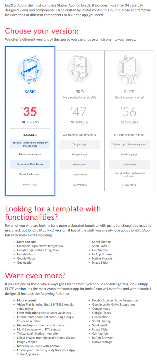 Ion2FullApp - Full Ionic Template for Ionic 3+ - 1