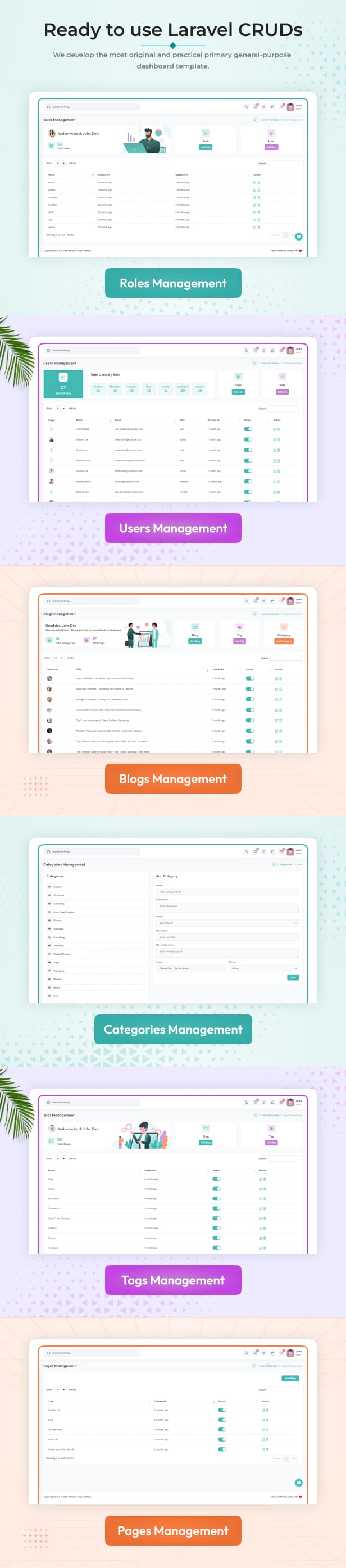 Edmin – Laravel Admin & Dashboard Template